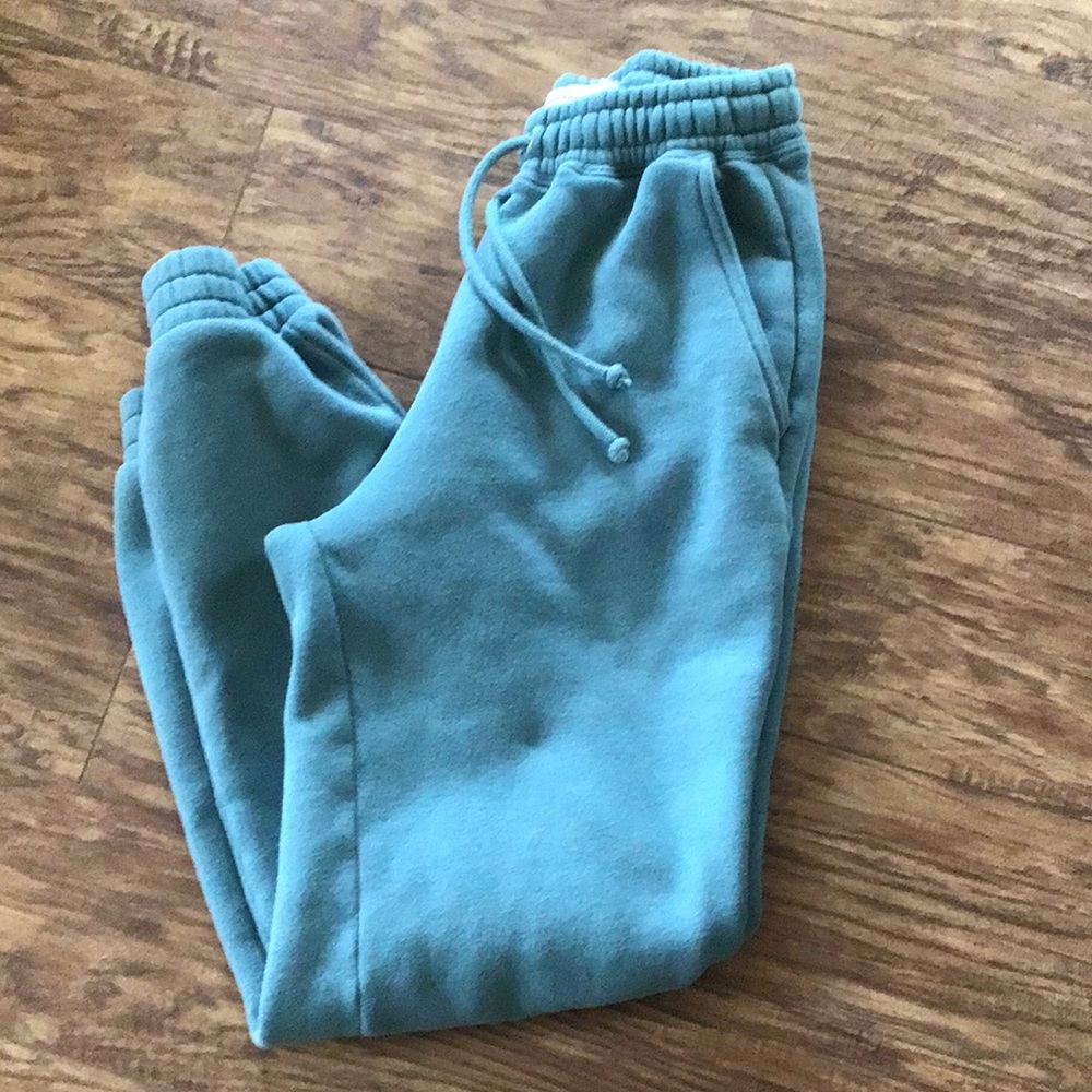New! Abercrombie & Fitch Soft A&F Sweatpants Xs Sea-foam Green